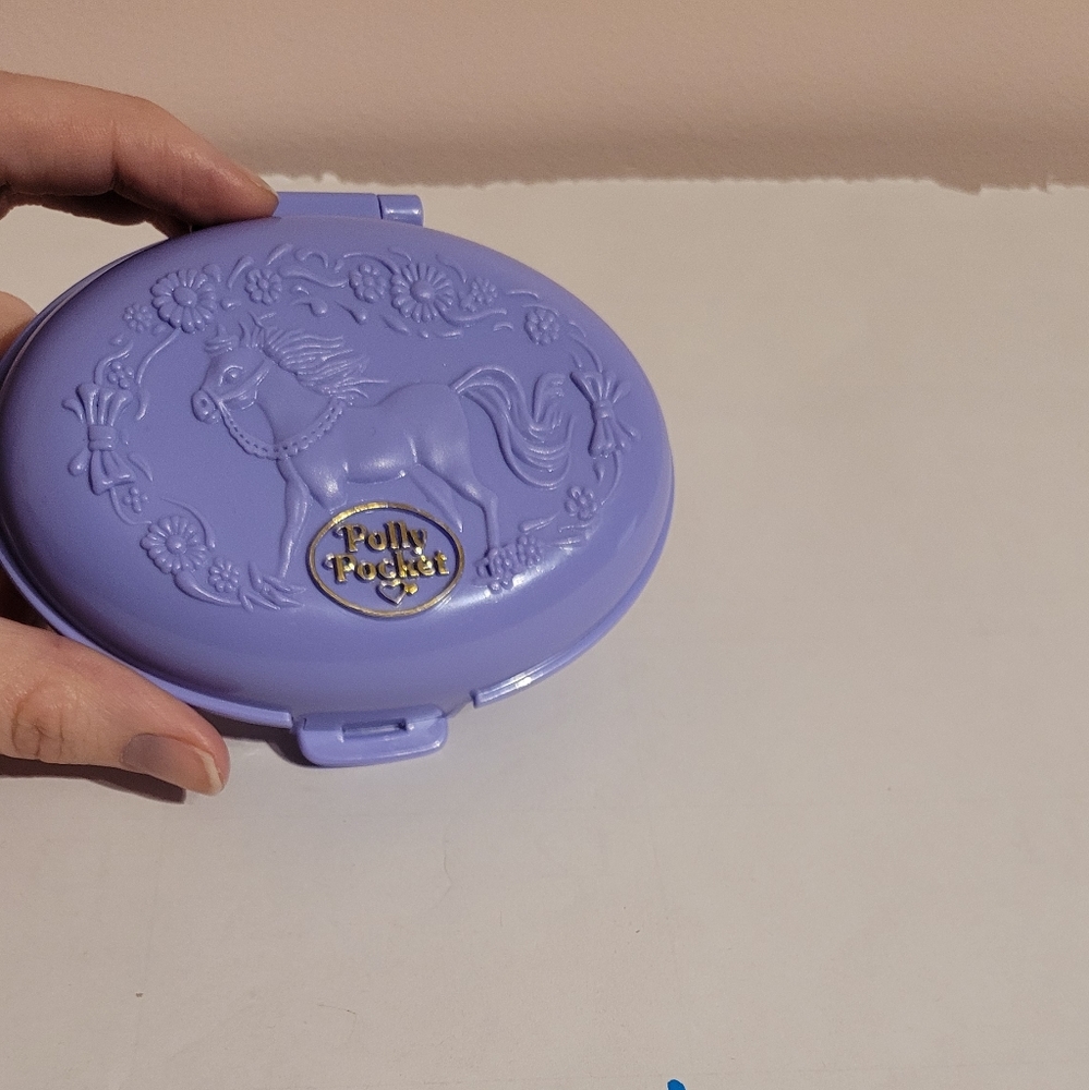 Polly pocket bluebird vintage unicorn meadow 1995